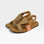 Panjedar Chappal (Fabric Beige)