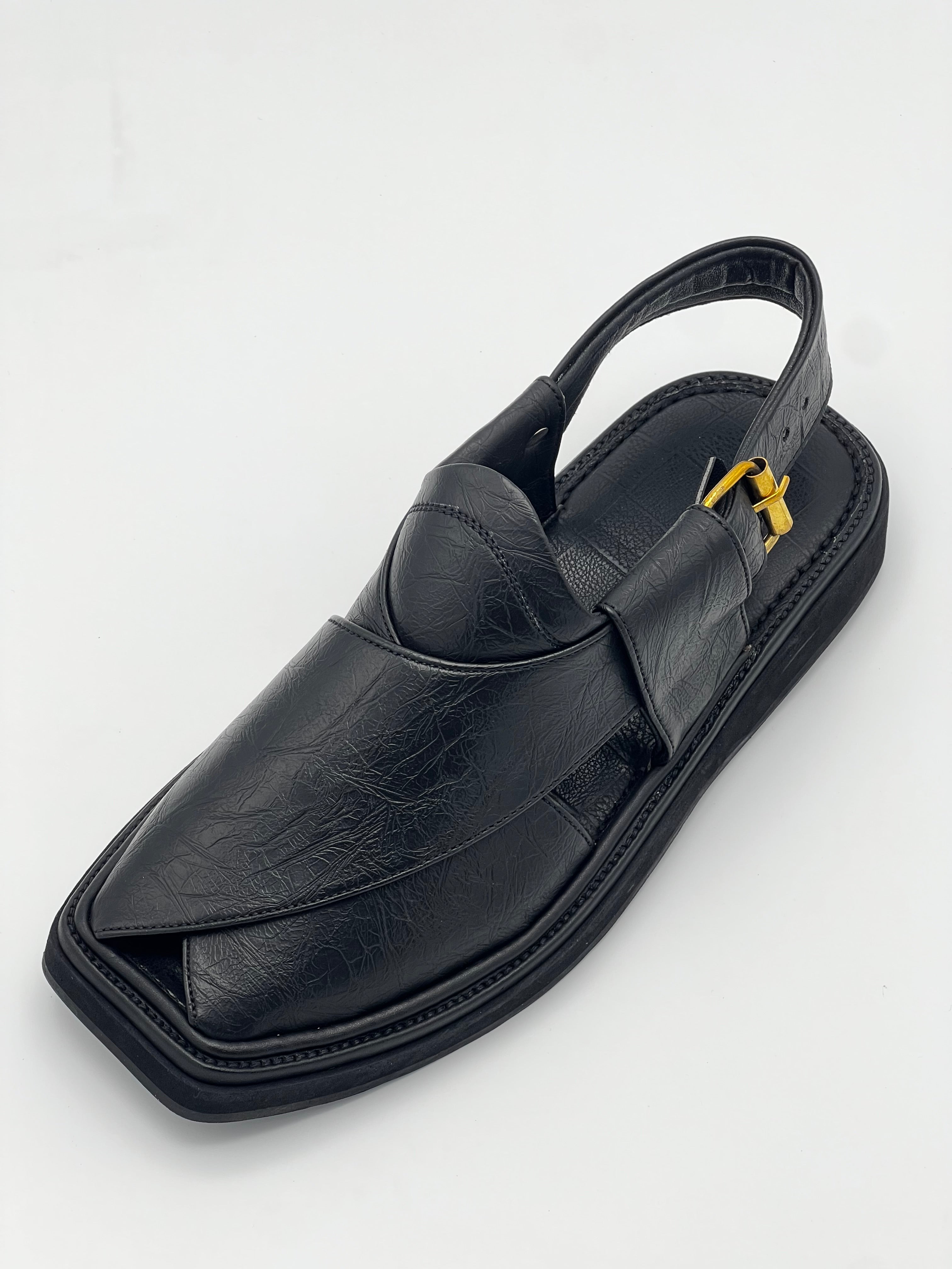 Half kaptan Premium original leather (Black cut piece)