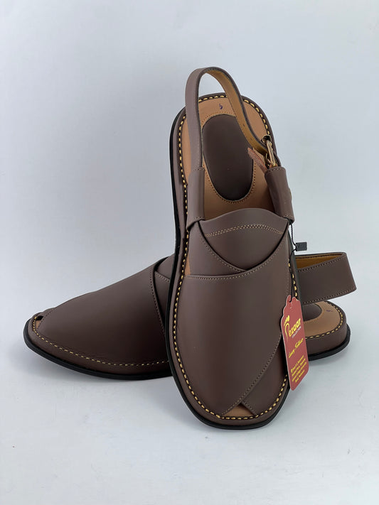 Gogo lefty sole chapal (brown matte)