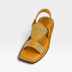 Panjedar Chappal (Fabric Beige)