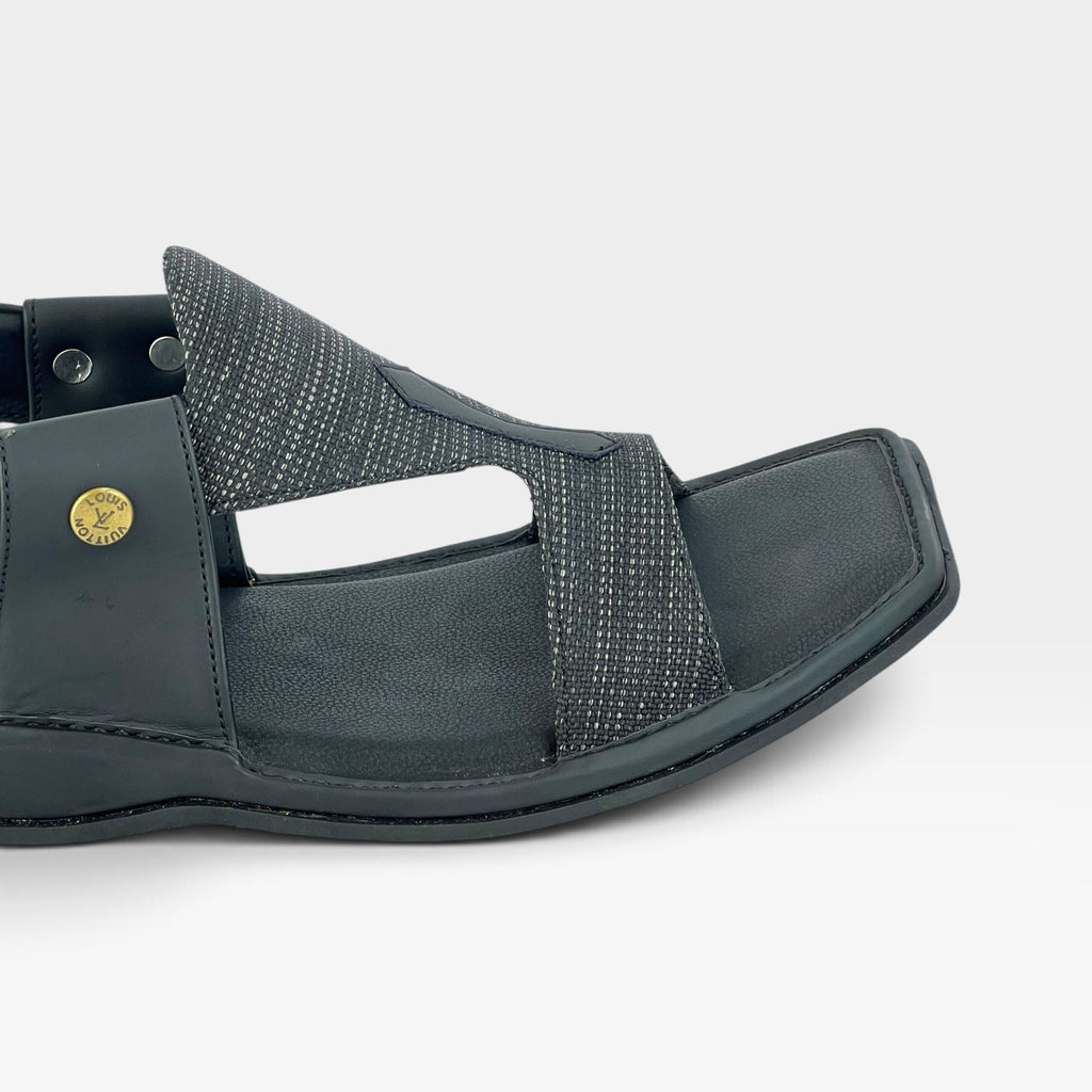 Panjedar Chappal (Fabric Black)