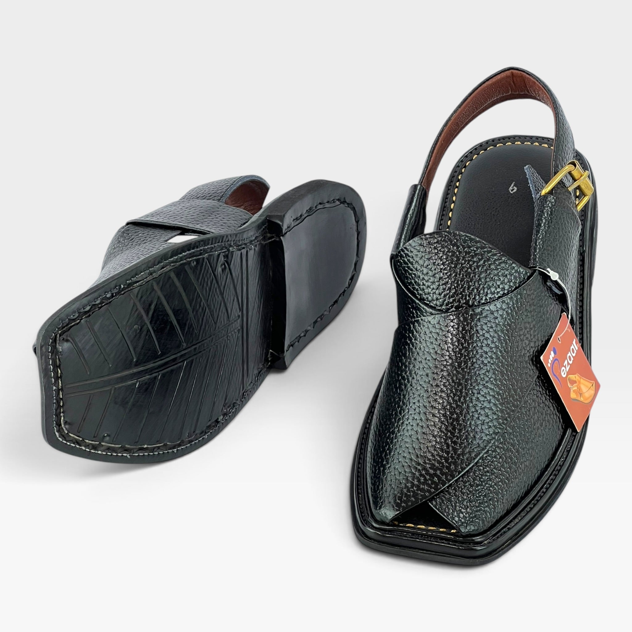 Smart Zalmi Chapal Soft padded(Danidar Black)