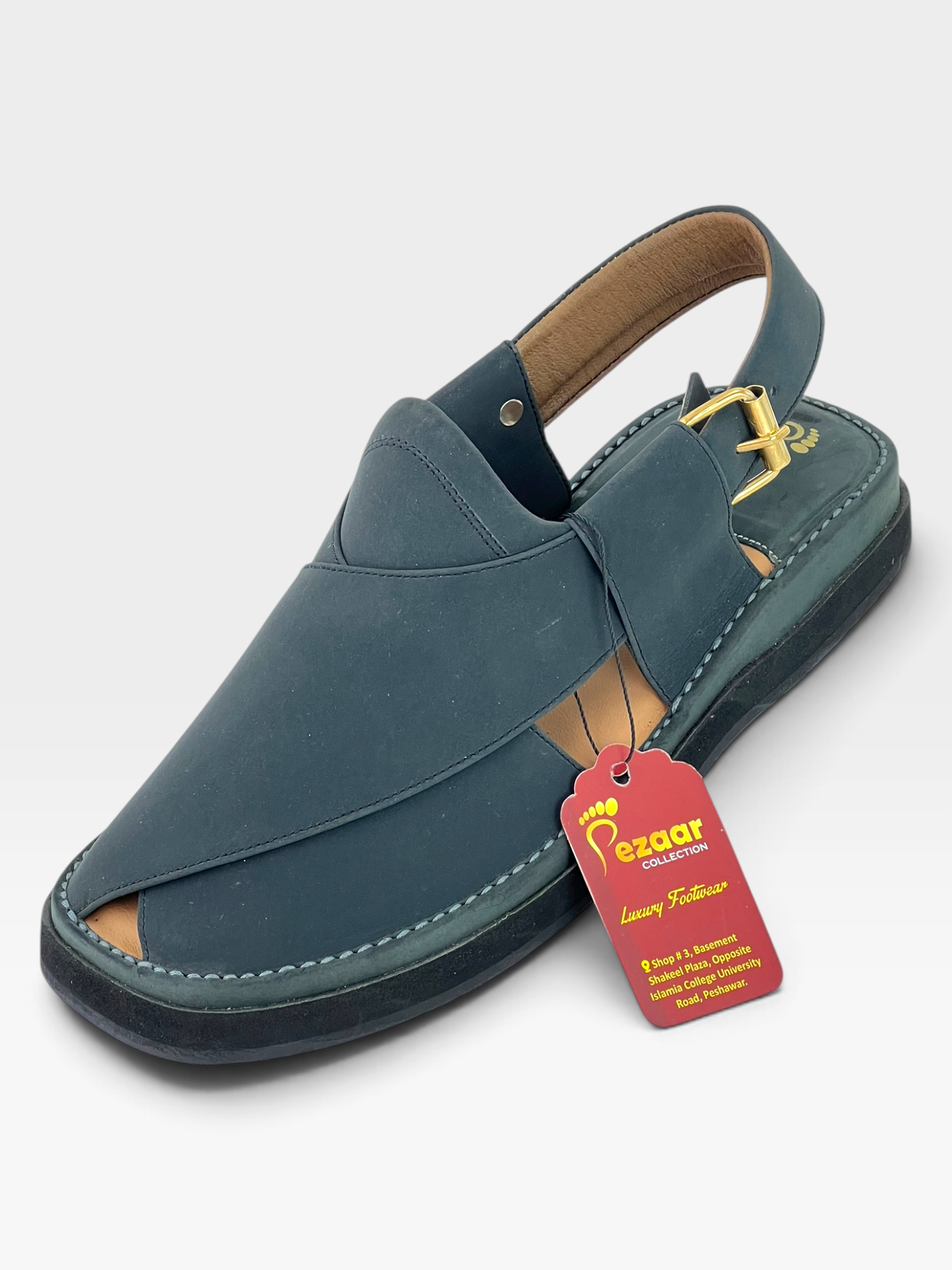 Gogo Premium peshawari chapal(Blue)