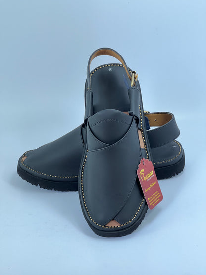 Gogo Round Shape Black Texture Sketcher Sole (Light Weight)