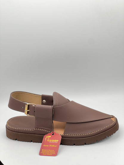 Gogo Round Shape Brown Sketcher Sole (Light Weight)