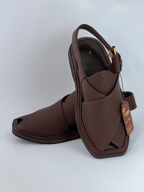 Dotted kaptan Goll medium sole brown