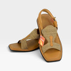 Panjedar Chappal (Fabric Beige)