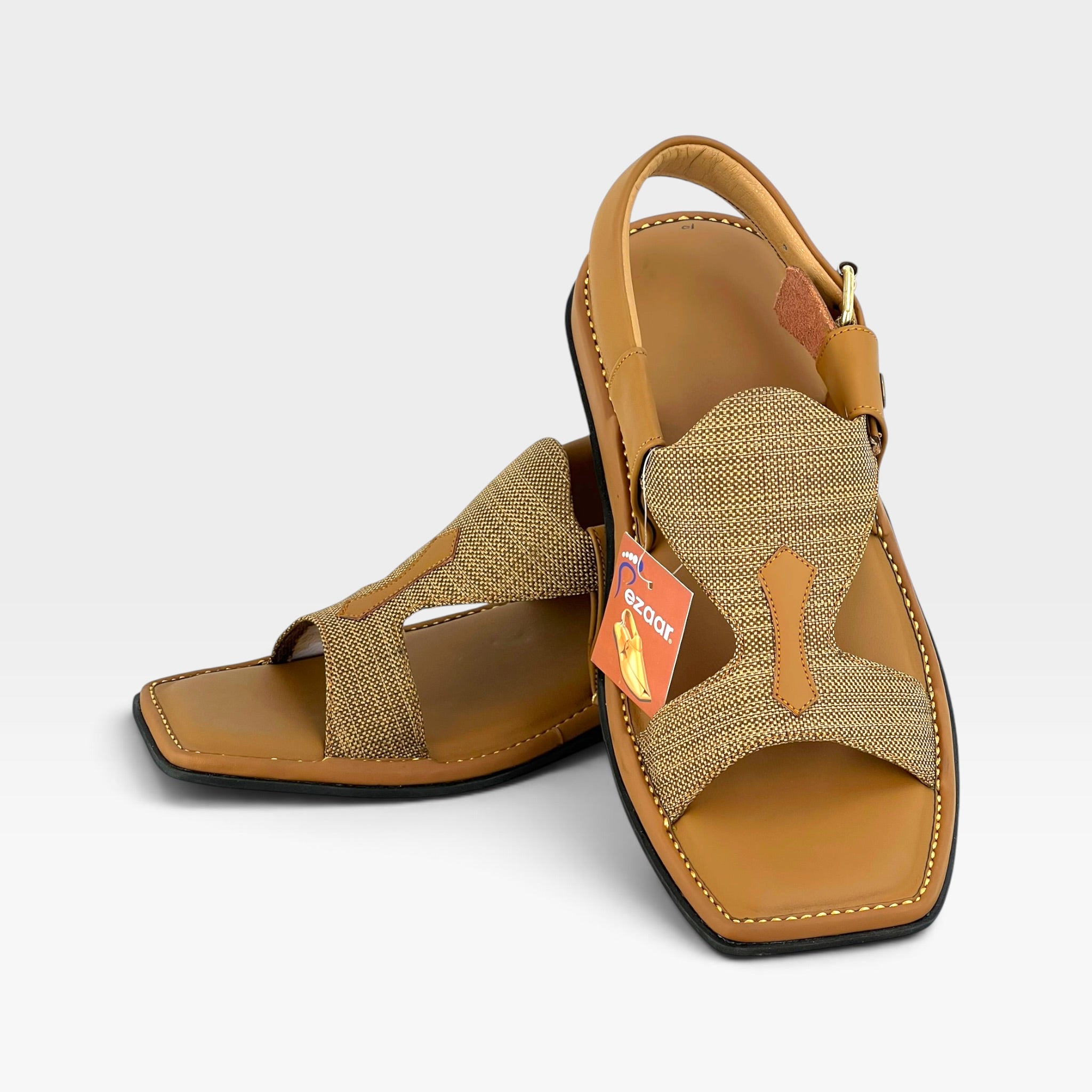 Panjedar Chappal (Fabric Beige)