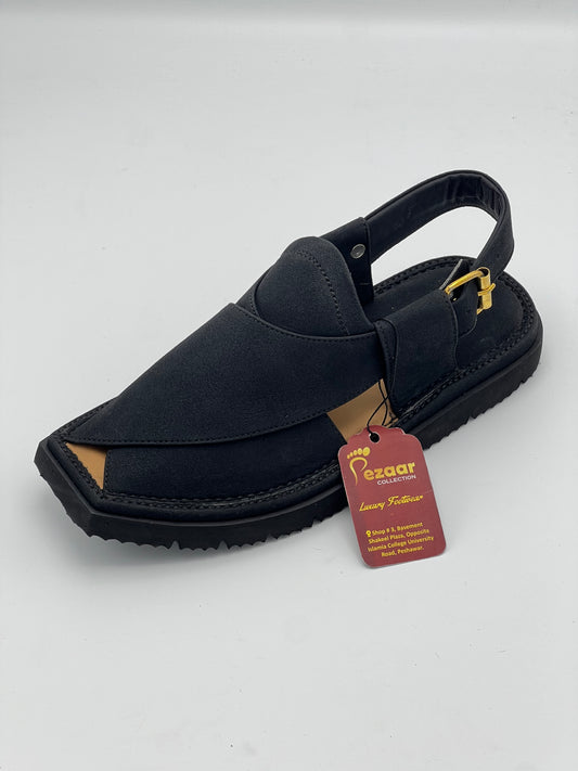 Light weight kaptan sued leather (black)