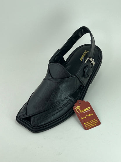 Classic Peshawari Chapal – Soft Leather Comfort Sole