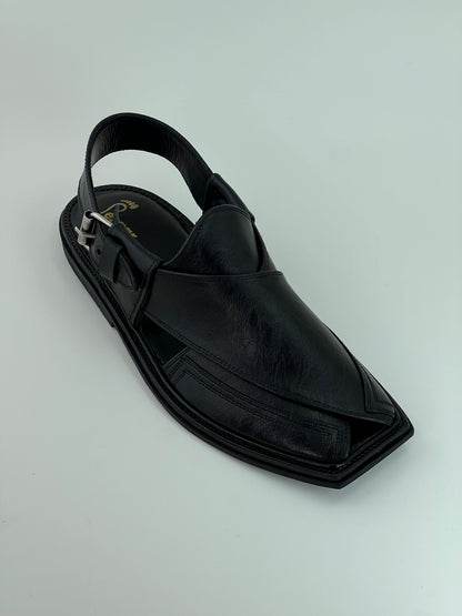 Classic Peshawari Chapa cut shape – Soft Leather Comfort Sole