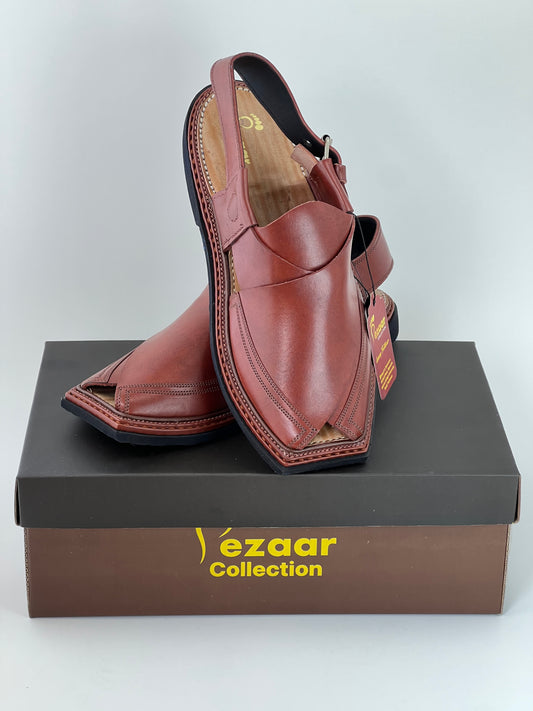 Goll T Vibram sole Mehrun T shape Peshawri Chappal(light weight)