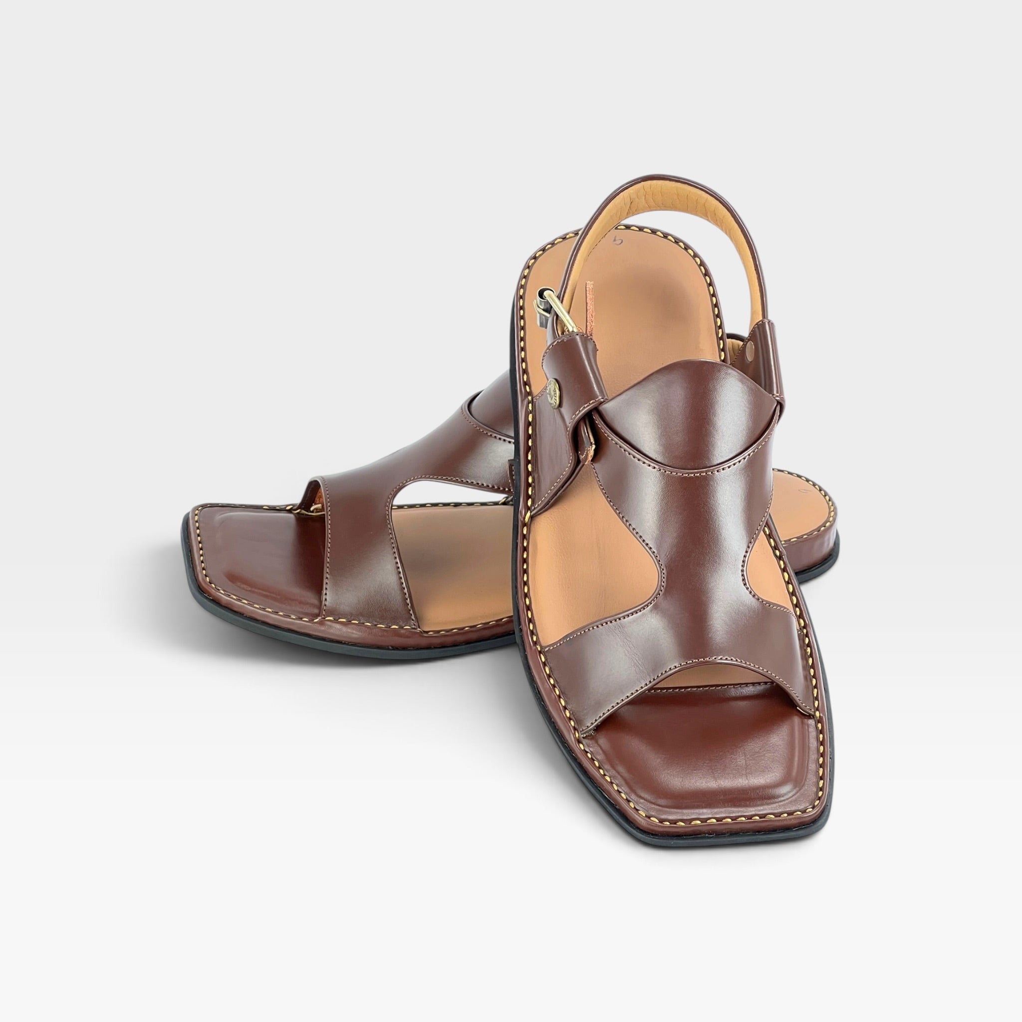 Panjedar Chappal Chocolate Brown