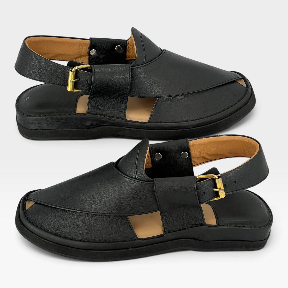 Gogo double sole MidNight Black texture (light weight)