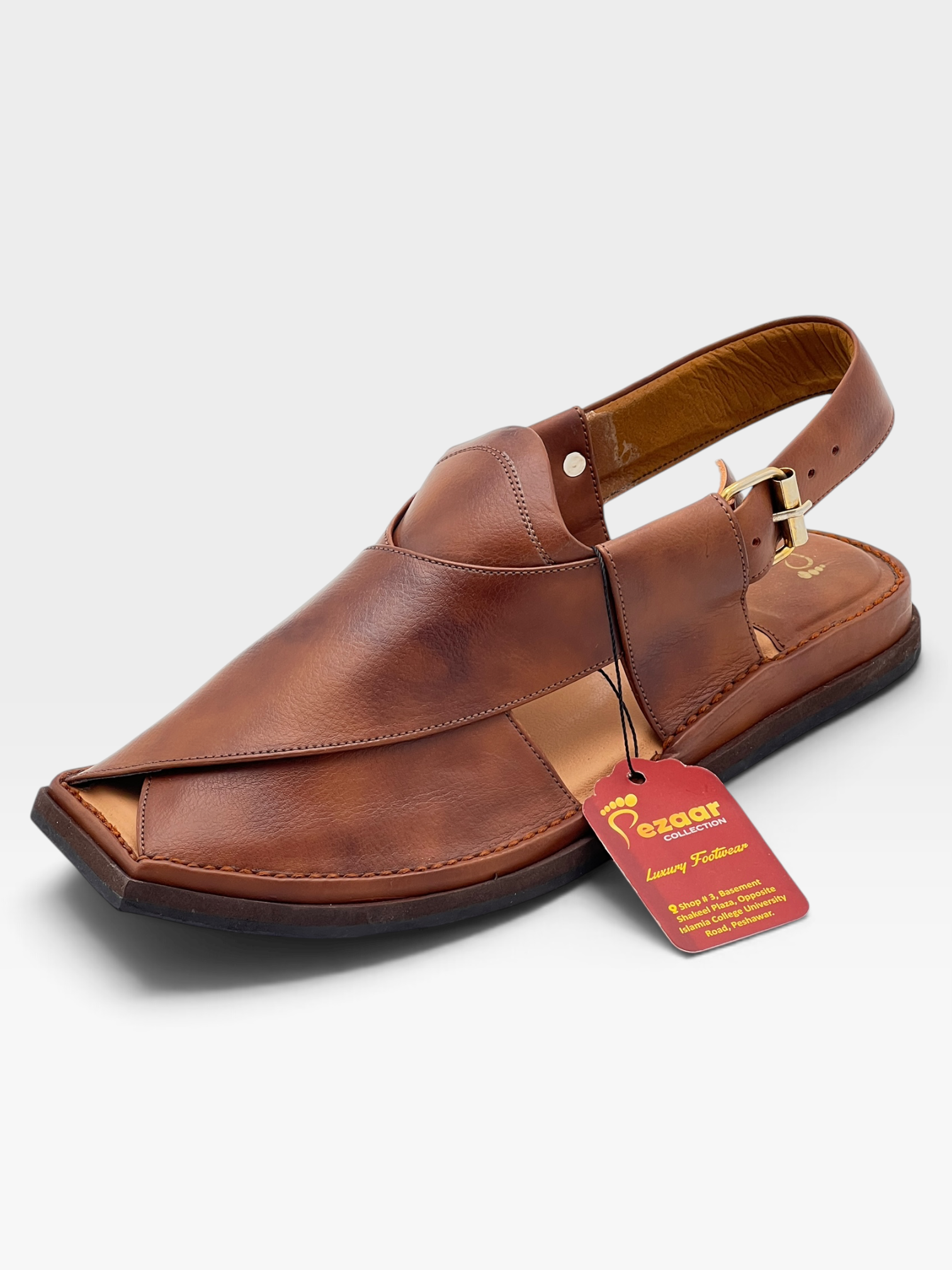 Half Kaptan T shape (Cognac Brown)