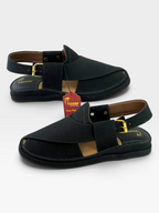 Gogo Premium peshawari chapal(Full Black)