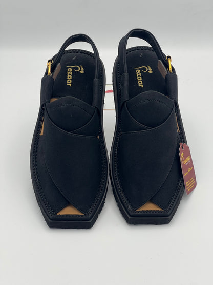 Light weight kaptan sued leather (black)