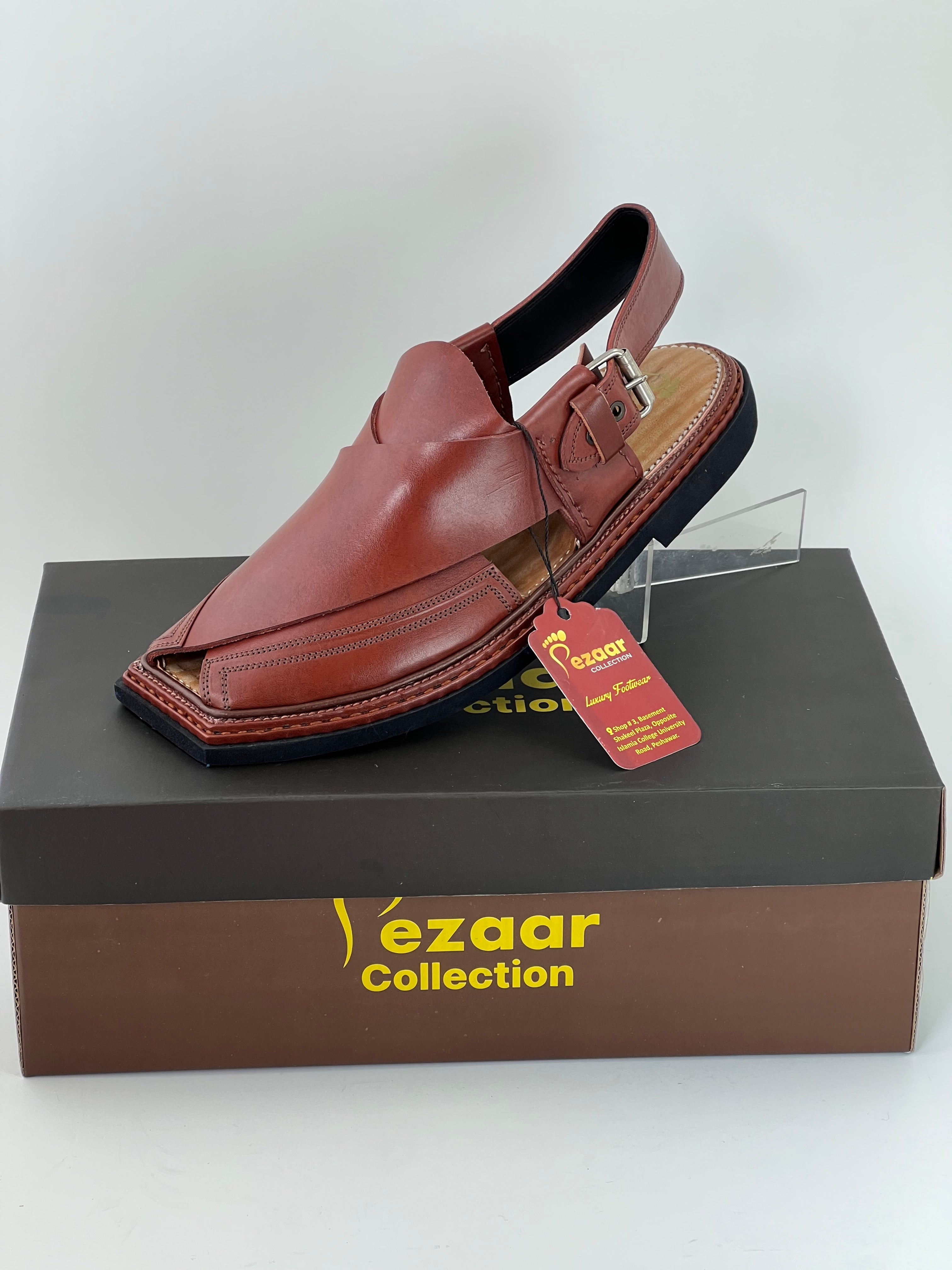 Goll T Vibram sole Mehrun T shape Peshawri Chappal(light weight)