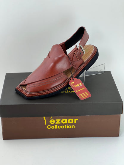 Goll T Vibram sole Mehrun T shape Peshawri Chappal(light weight)