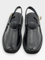 Gogo Round Shape Black Texture Sketcher Sole (Light Weight)