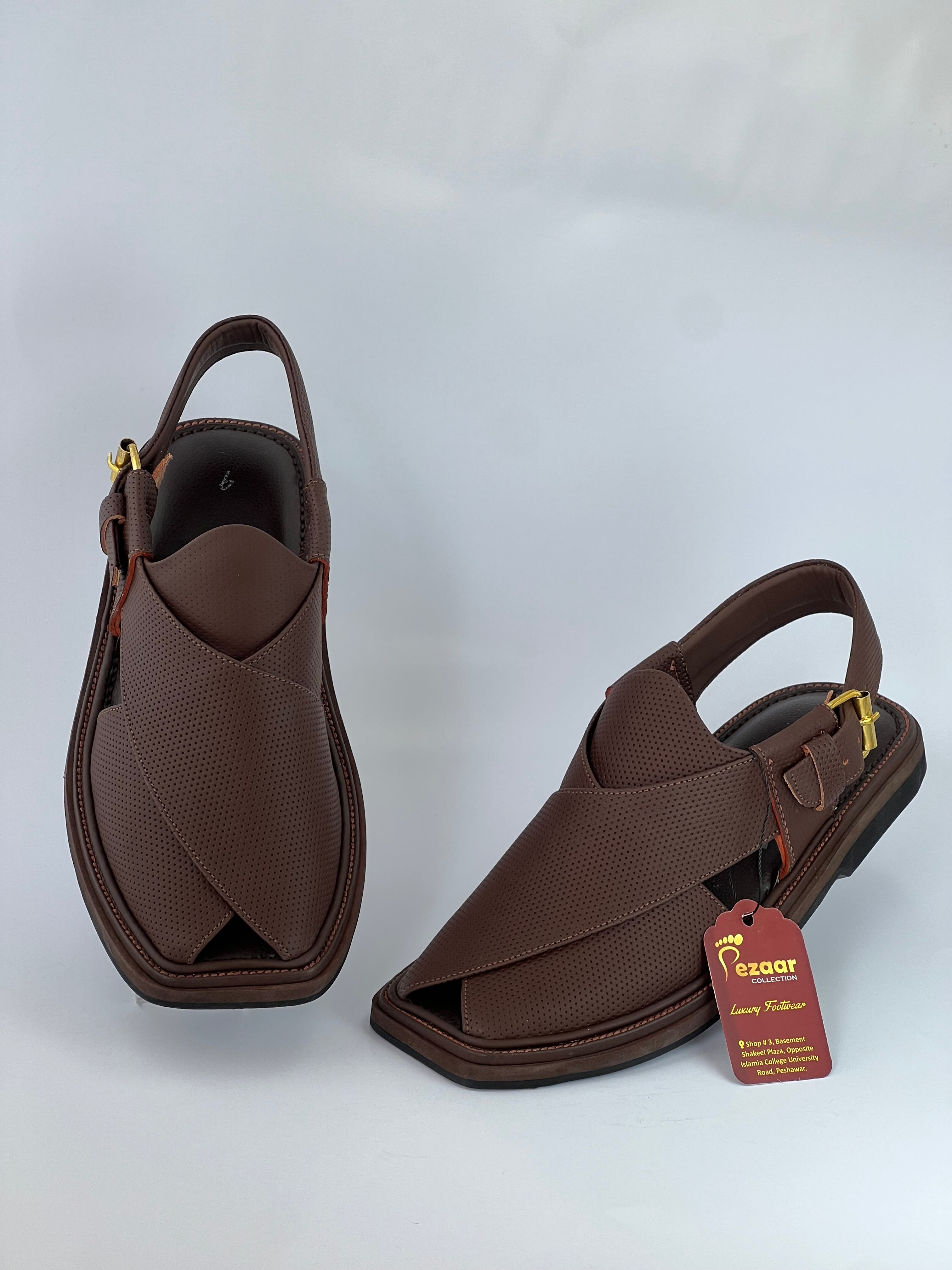 Dotted kaptan Goll medium sole brown
