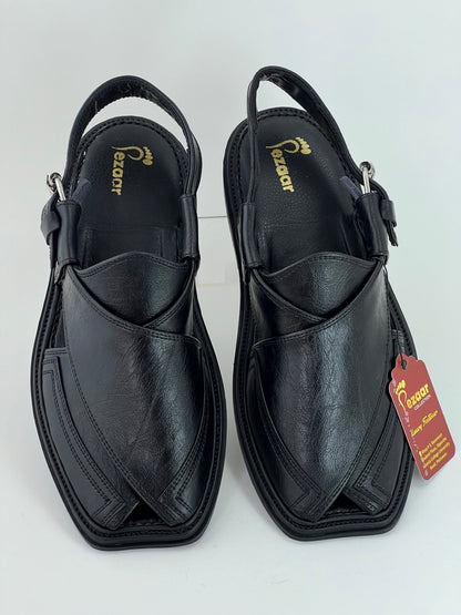 Classic Peshawari Chapal – Soft Leather Comfort Sole