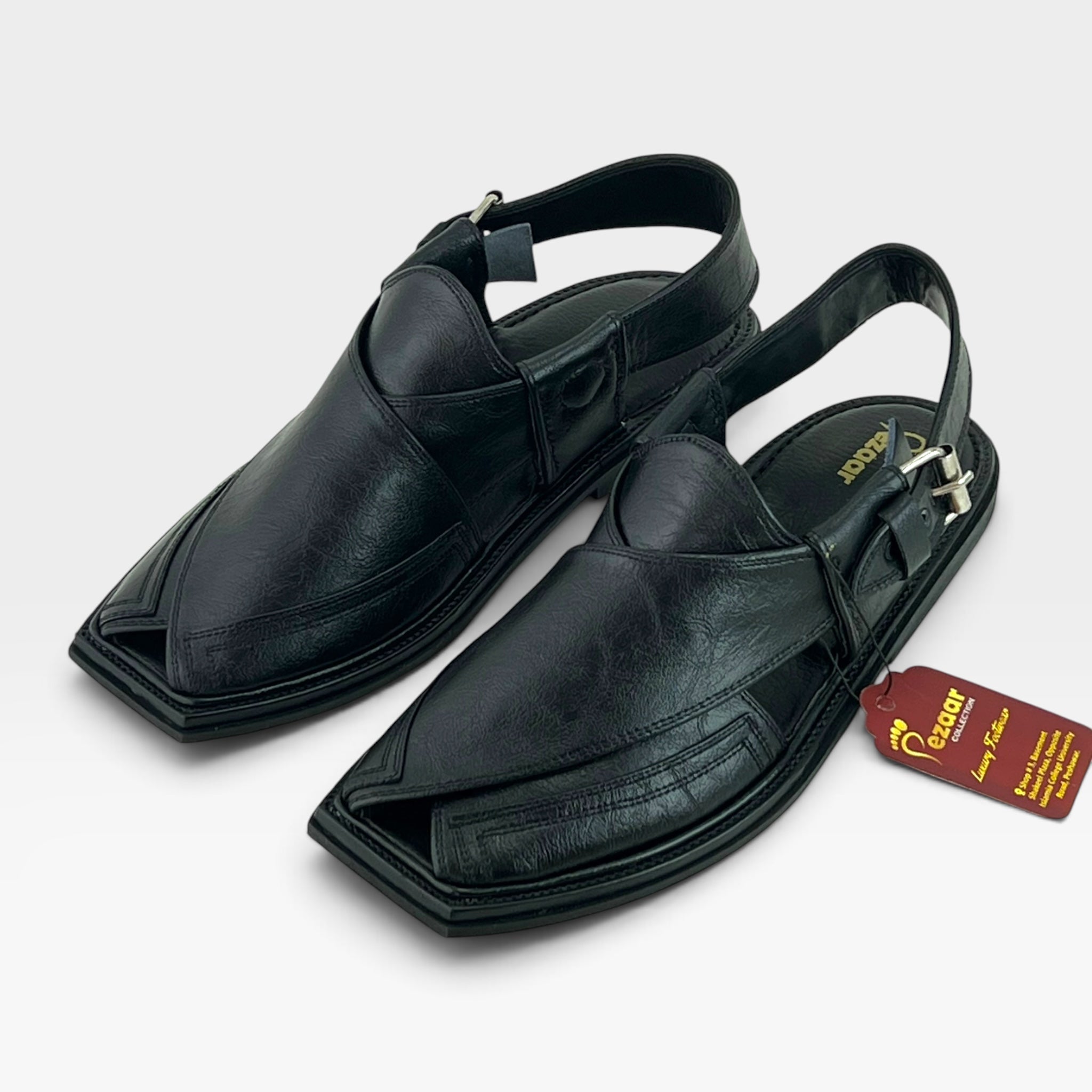 Classic Peshawari Chapa cut shape – Soft Leather Comfort Sole