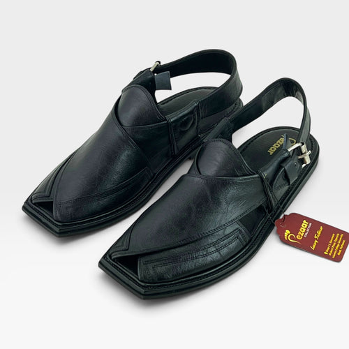Classic Peshawari Chapa cut shape – Soft Leather Comfort Sole