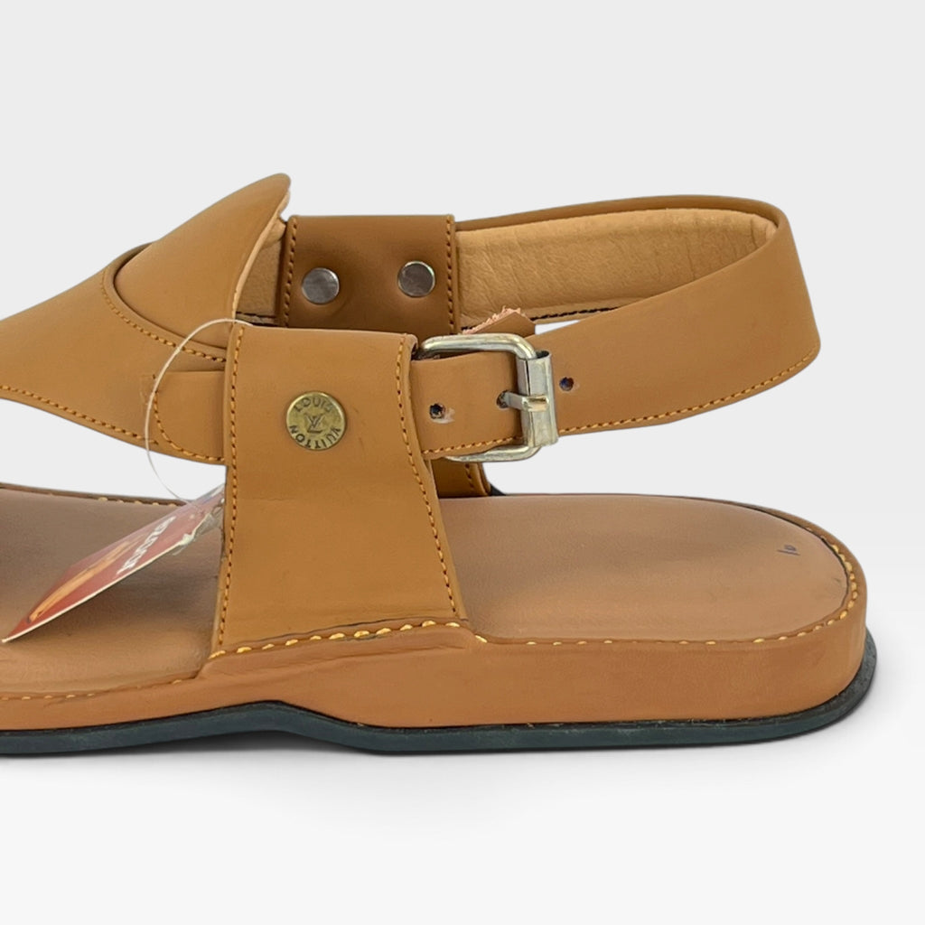 Panjedar Chappal (Matte Beige)