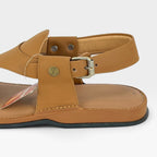 Panjedar Chappal (Matte Beige)