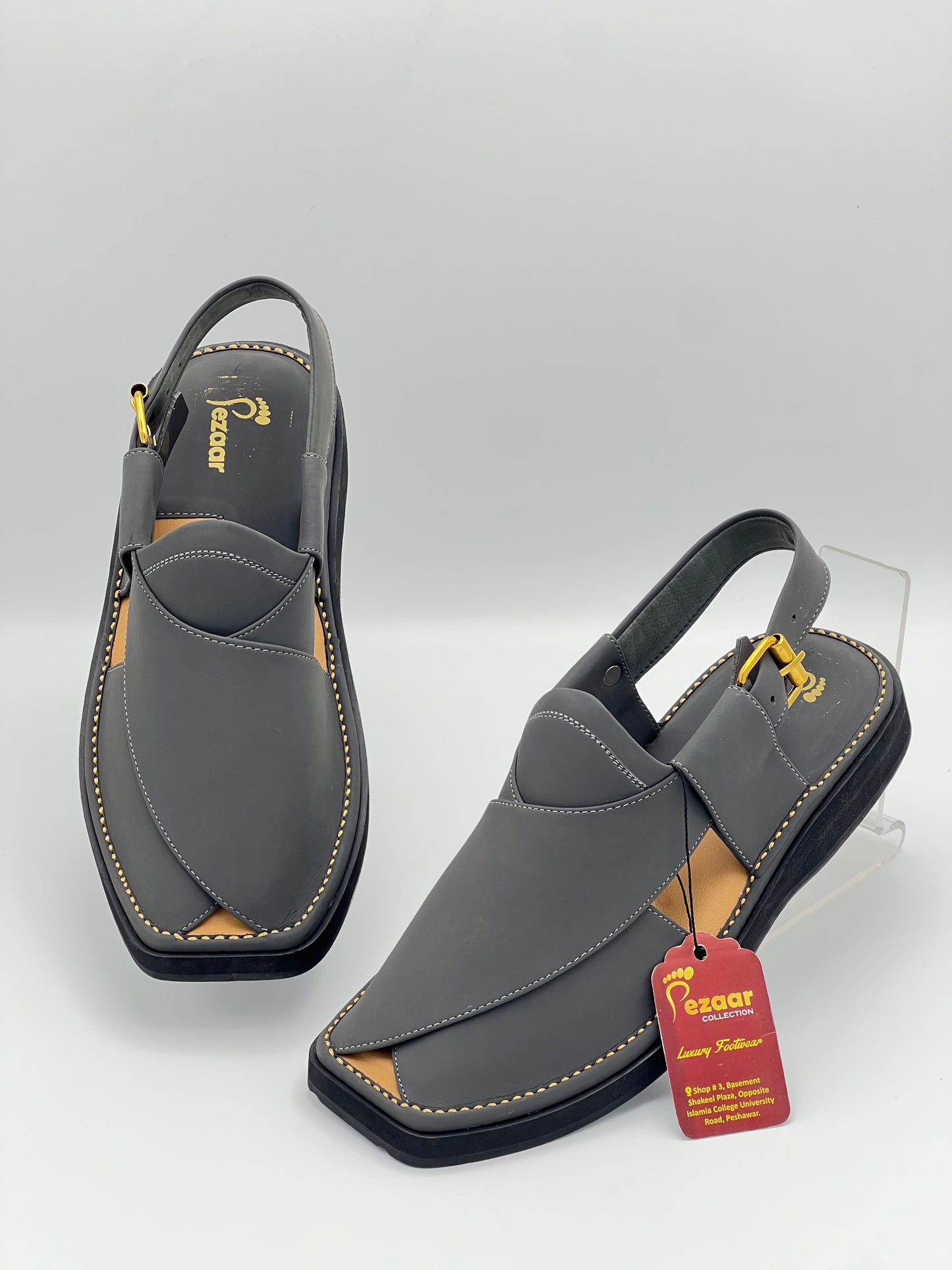 Goll Upper touch pure leather (Gray)