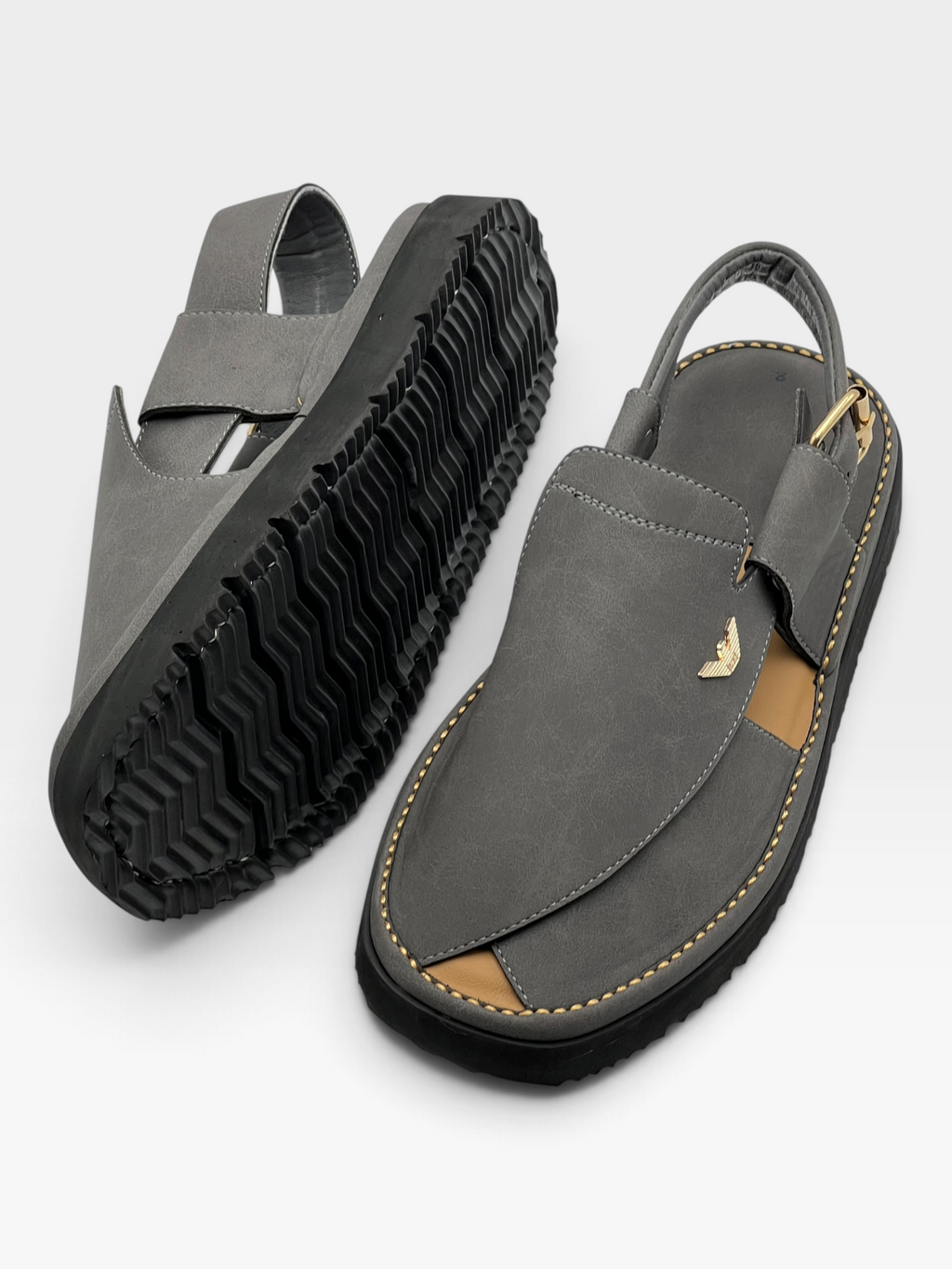 Gogo one piece pure leather (gray)