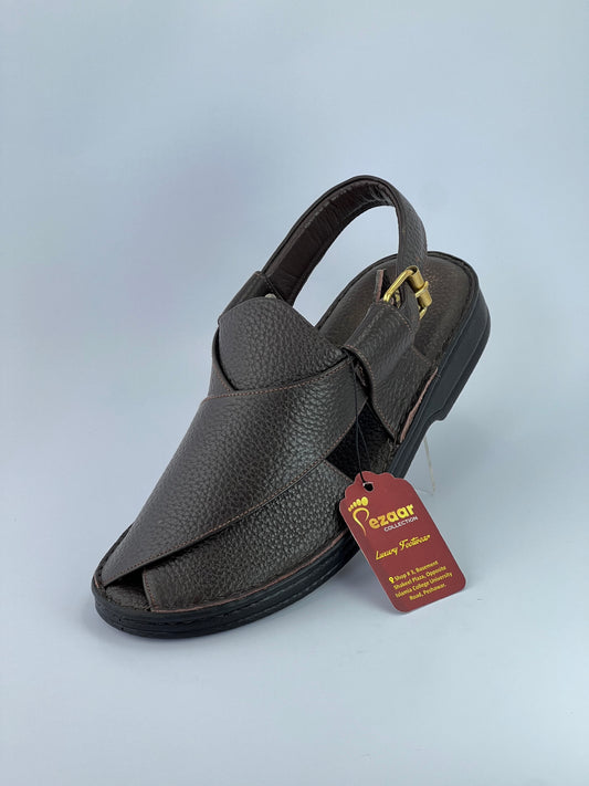 Mens peshawari chapal  Brown danedar-comfortable and Medicated