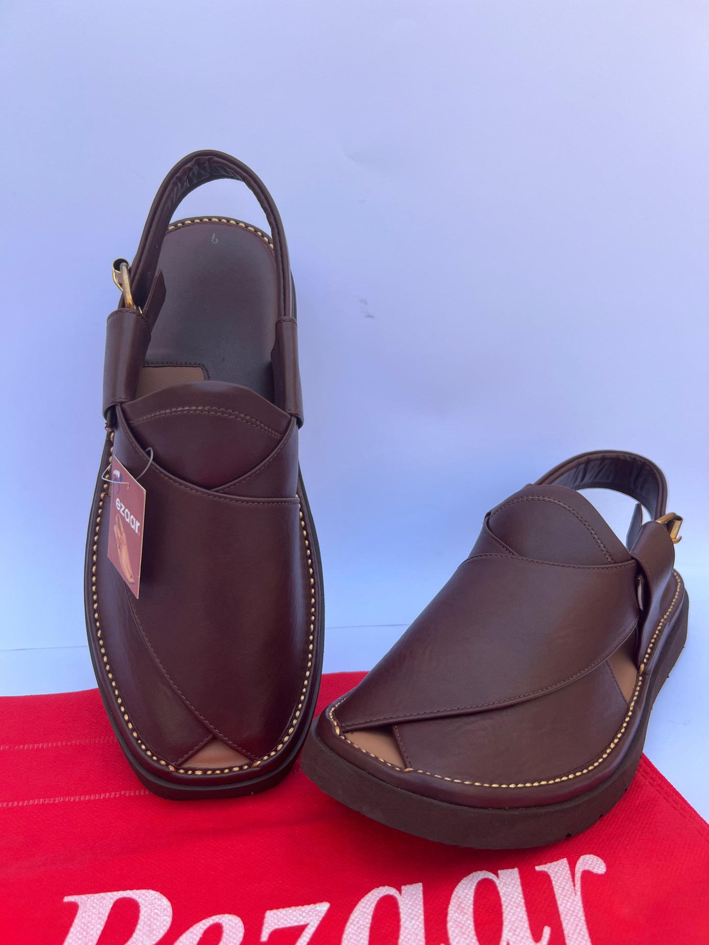 Gogo Round Shape Brown Sketcher Sole