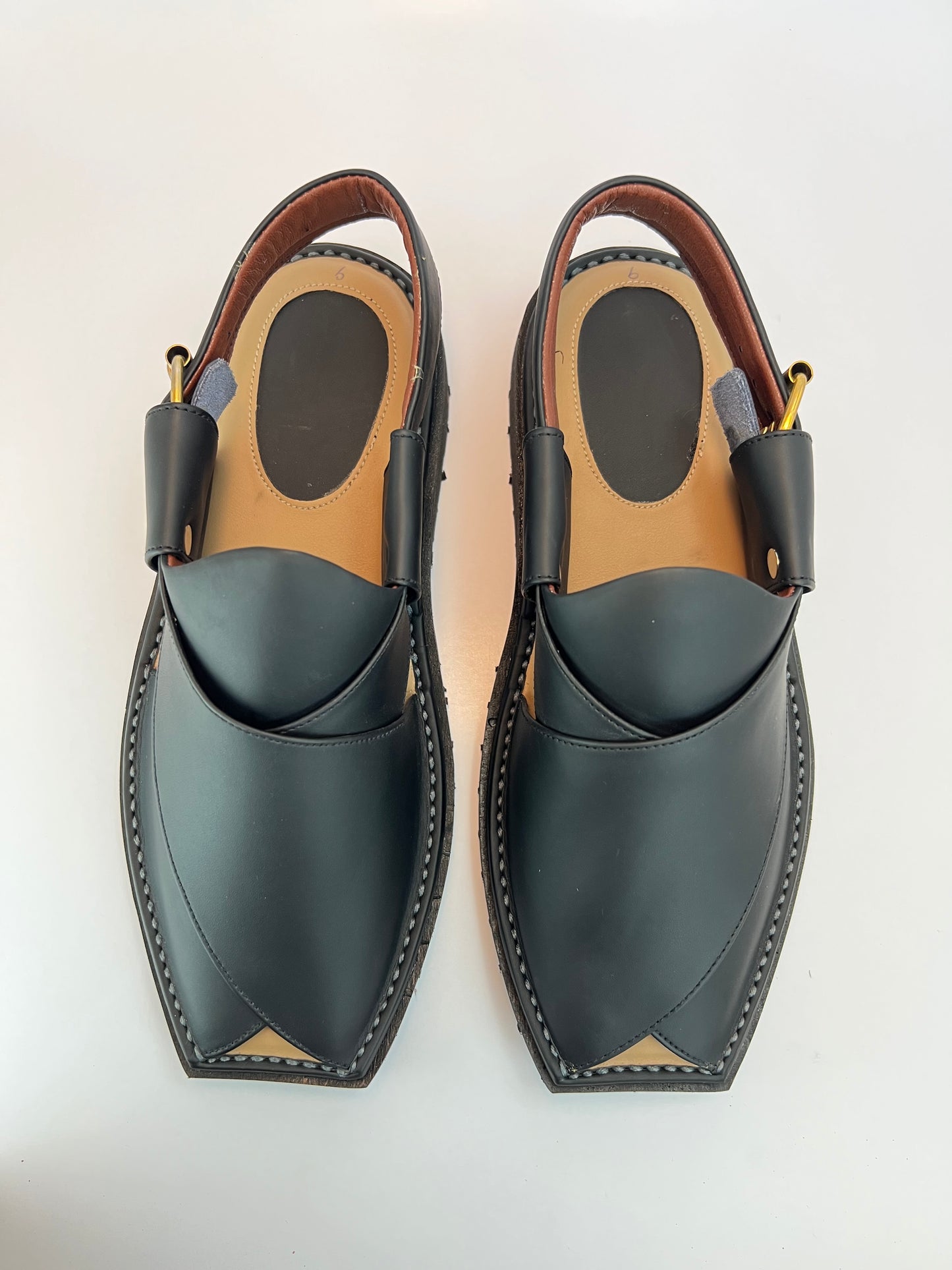 Vibram Chappal T Shape matte black (light weight )