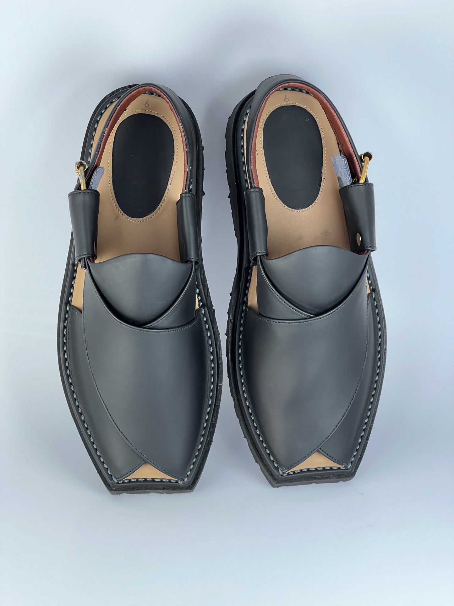 Vibram Chappal T Shape matte black (light weight )