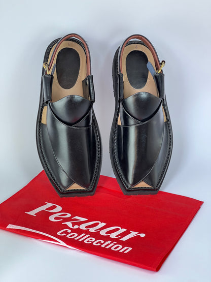 Vibram Chappal T Shape Jet black (light weight )