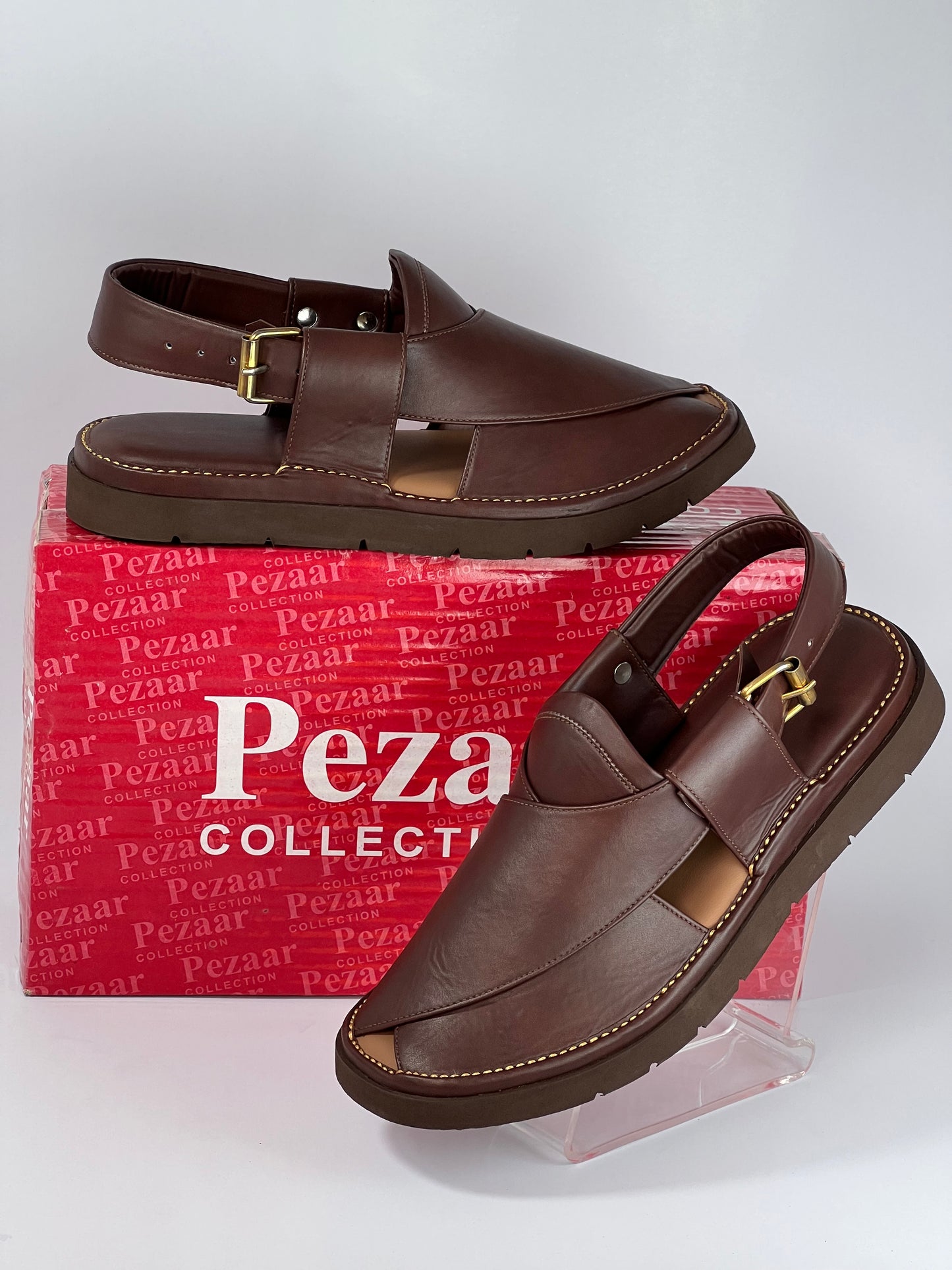 Gogo Round Shape Brown Sketcher Sole