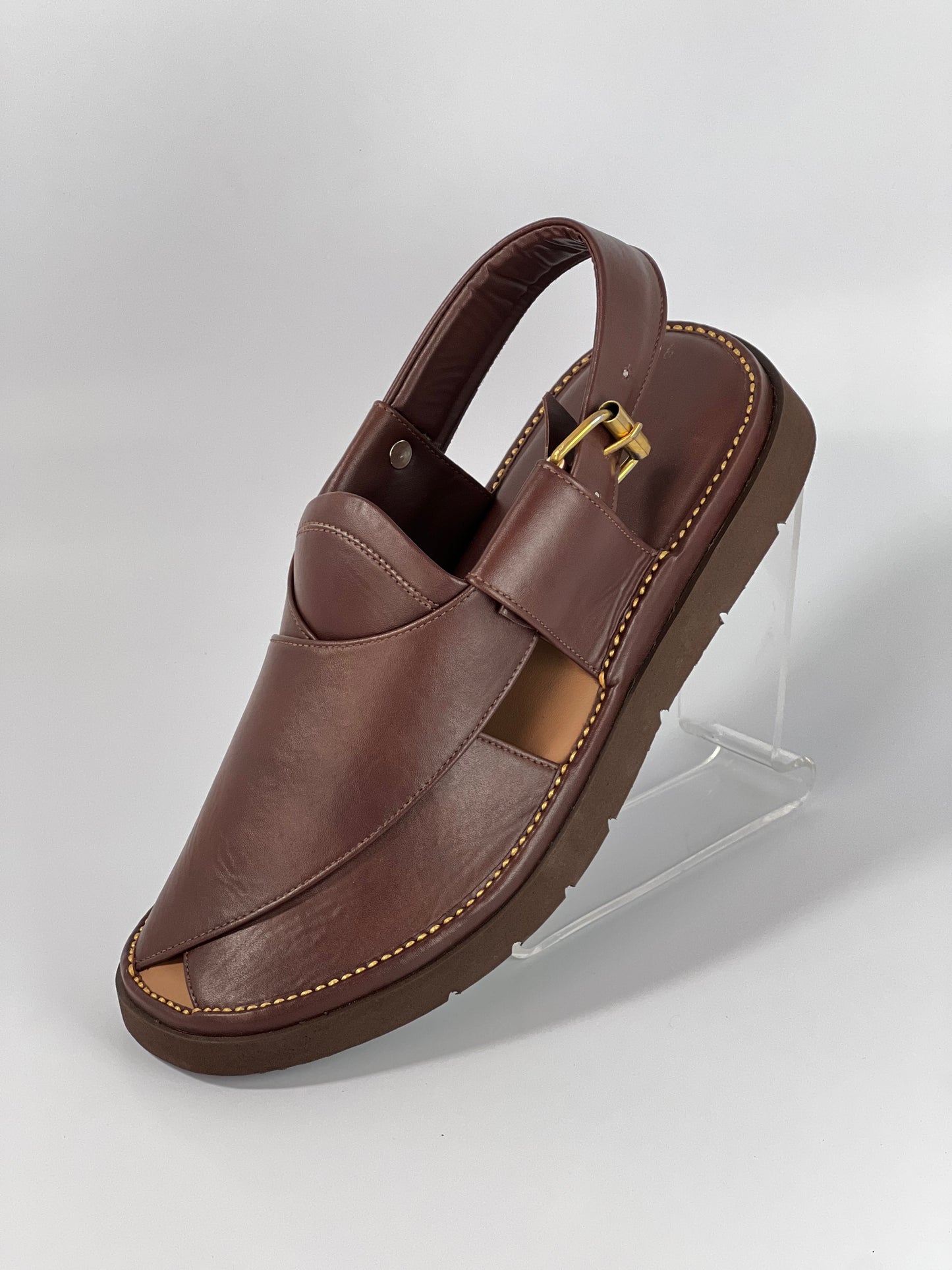 Gogo Round Shape Brown Sketcher Sole