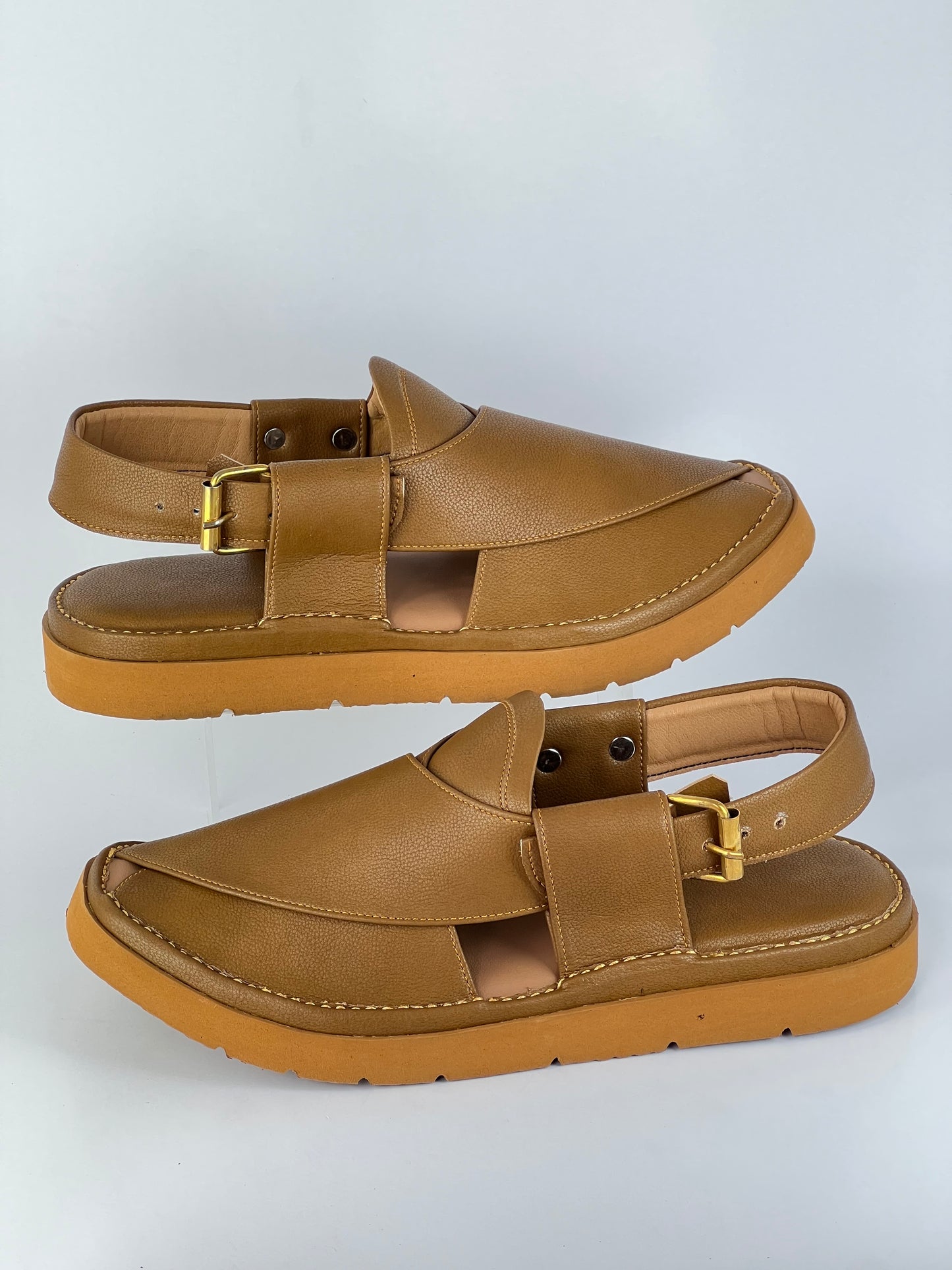 Gogo Round Shape Rust Brown Sketcher Sole (Light Weight)