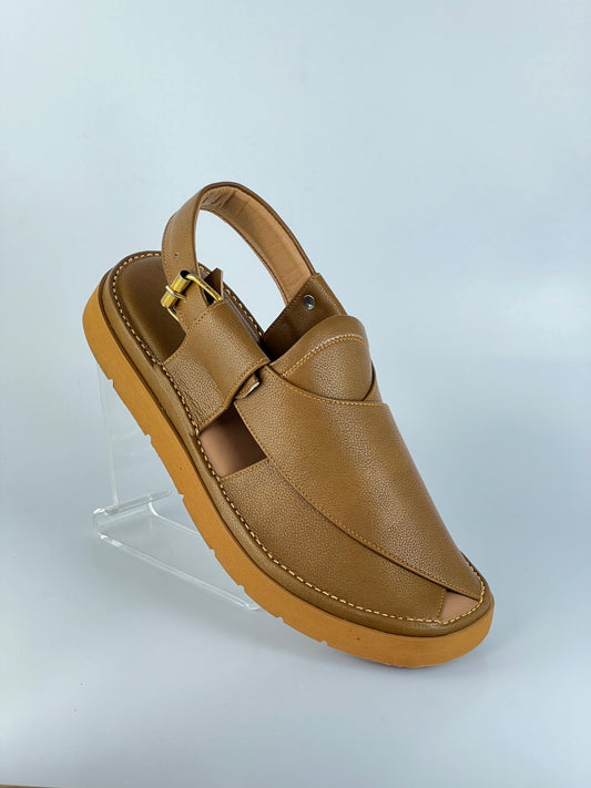 Gogo Round Shape Rust Brown Sketcher Sole (Light Weight)