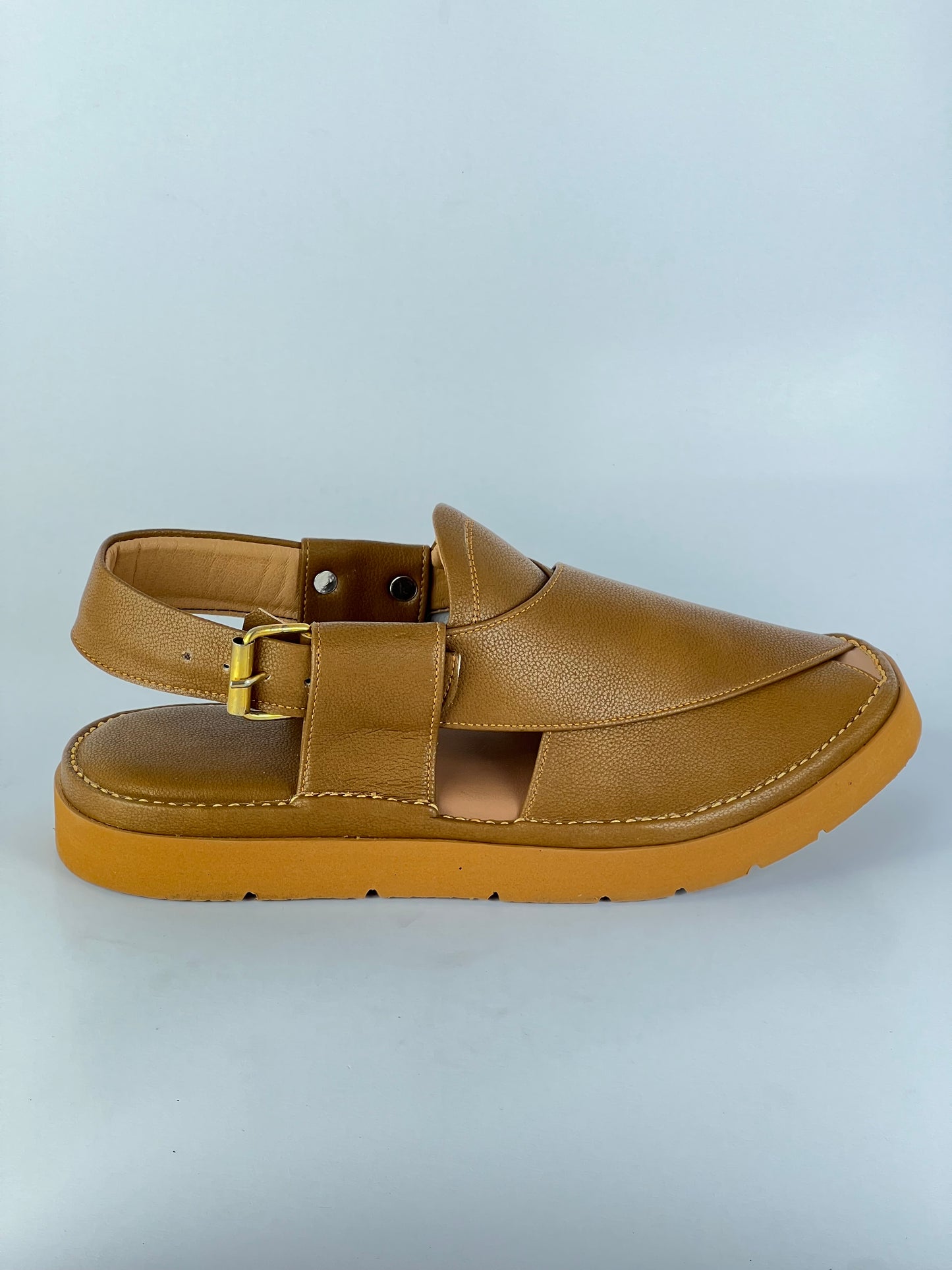 Gogo Round Shape Rust Brown Sketcher Sole (Light Weight)