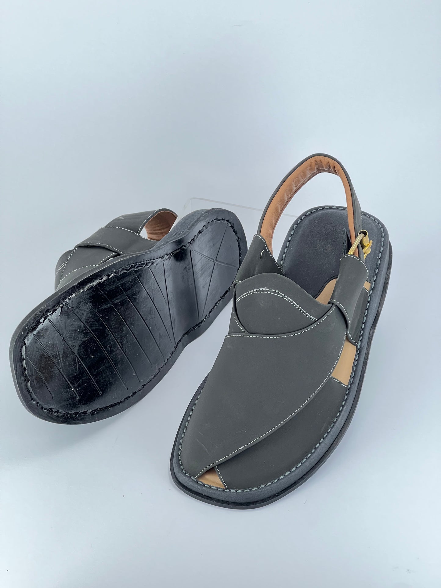 Gogo Round Shape Black Texture(Light Weight)