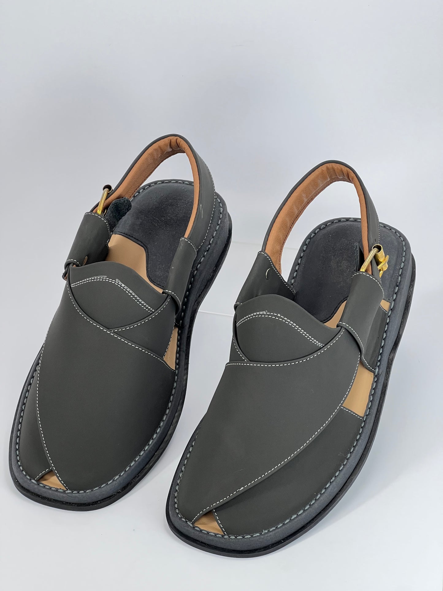 Gogo Round Shape Black Texture(Light Weight)