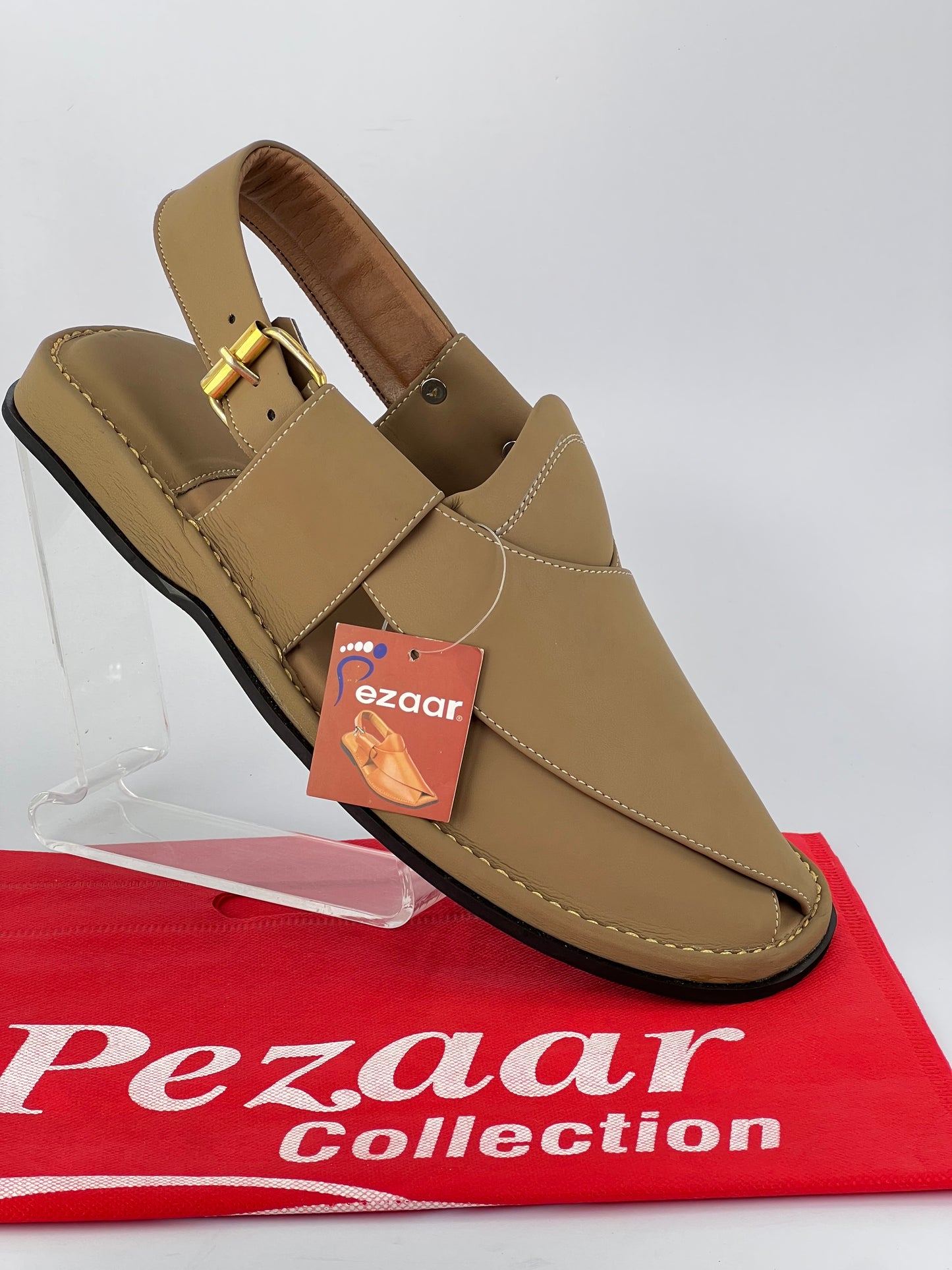 Gogo Round Shape Stone Khaki Light Weight