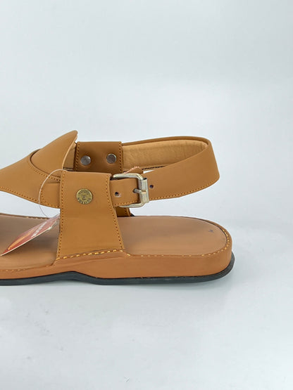 Panjedar Chappal (Matte Beige)