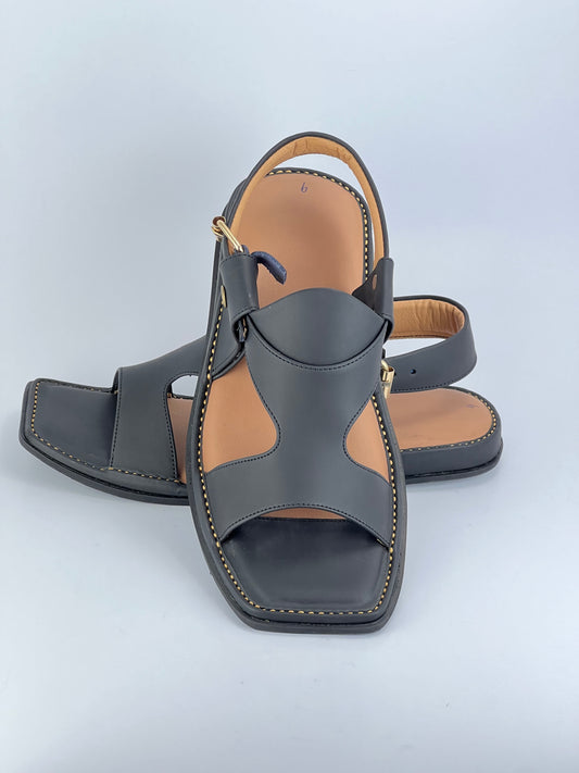 Panjedar Chappal (Matte Black)