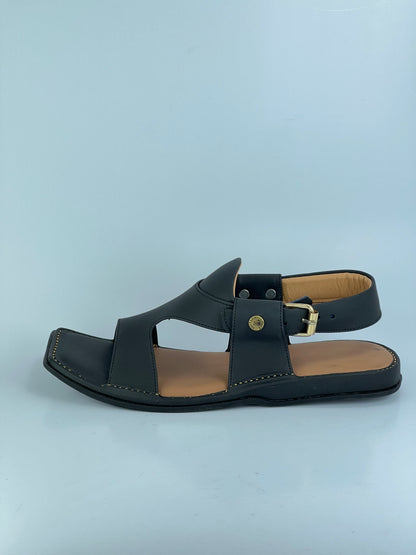 Panjedar Chappal (Matte Black)