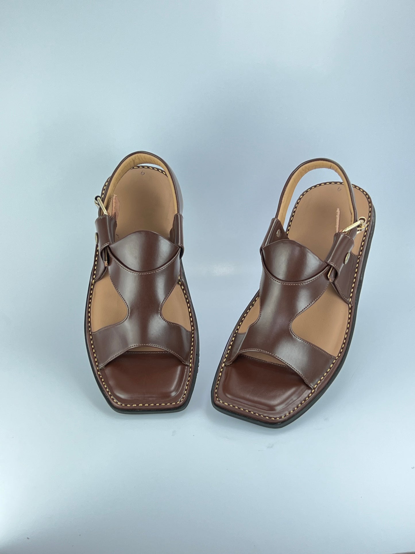 Panjedar Chappal Chocolate Brown