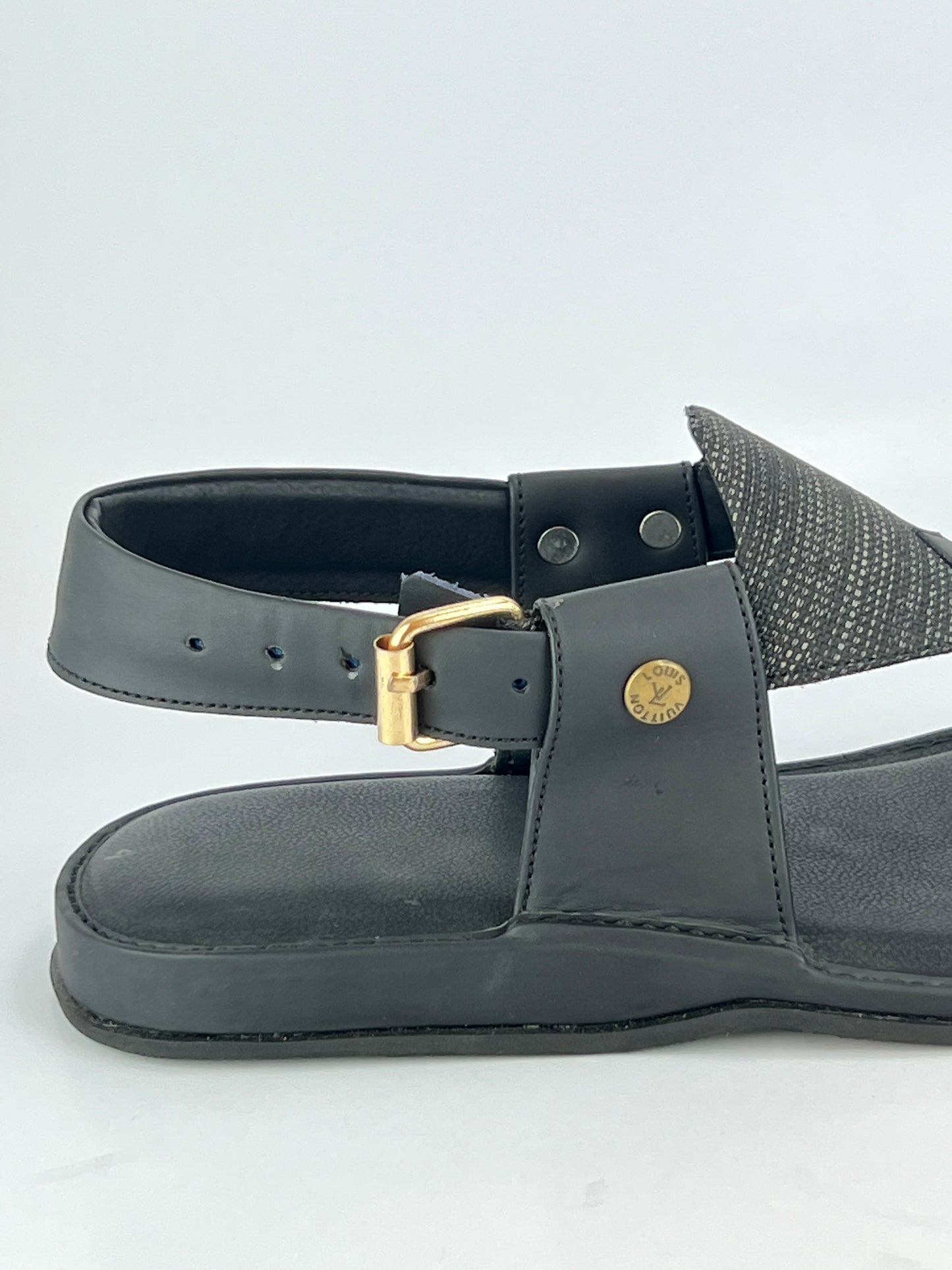 Panjedar Chappal (Fabric Black)